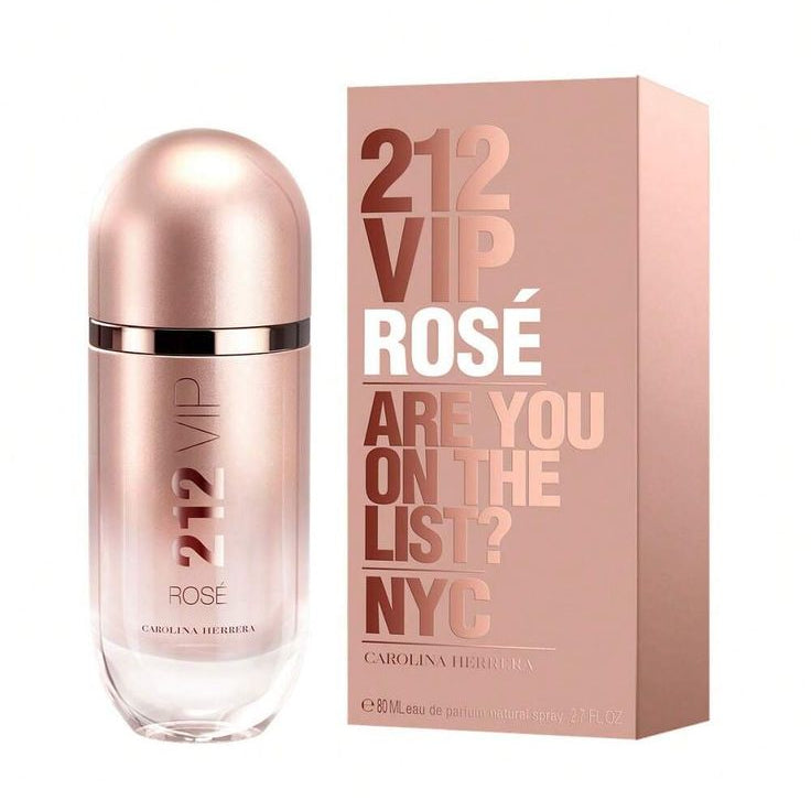 Perfume Carolina Herrera 212 Vip Rose eau de parfum 80ml - Mujer