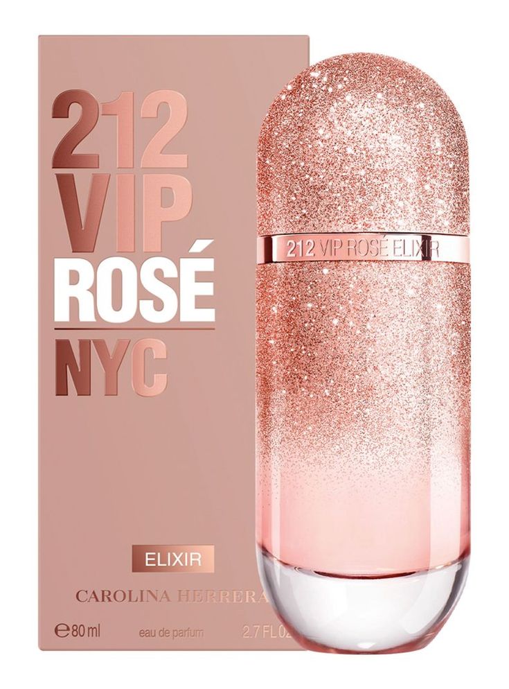 Perfume Carolina Herrera 212 Vip Rosé Elixir eau de parfum Elixir 80ml - Mujer