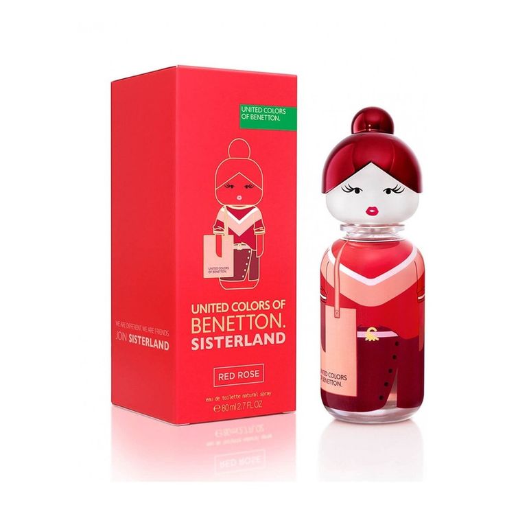 Perfume Benetton Sisterland Red Rose Eau De Toilette 80ml - Mujer