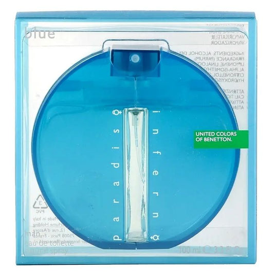Perfume Benetton Paradise Inferno Blue Eau De Toilette 100ml - Hombre