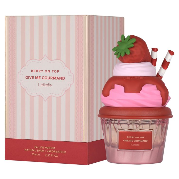 Perfume Lattafa Berry On Top Give Me Gourmand Eau De Parfum 75ml - Mujer