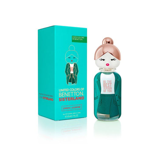Perfume Benetton Sisterland Green Jasmine Eau De Toilette 80 ml - Mujer