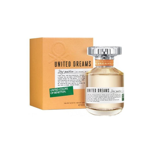 Perfume Benetton Dreams Stay Positive Eau De Toilette 80ml - Mujer