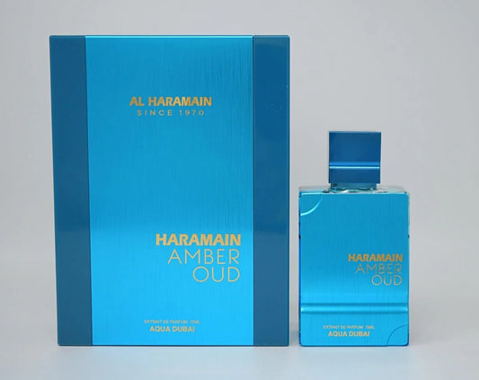 Perfume Al Haramain Amber oud Aqua dubai  extrait de parfum 100ml -Unisex