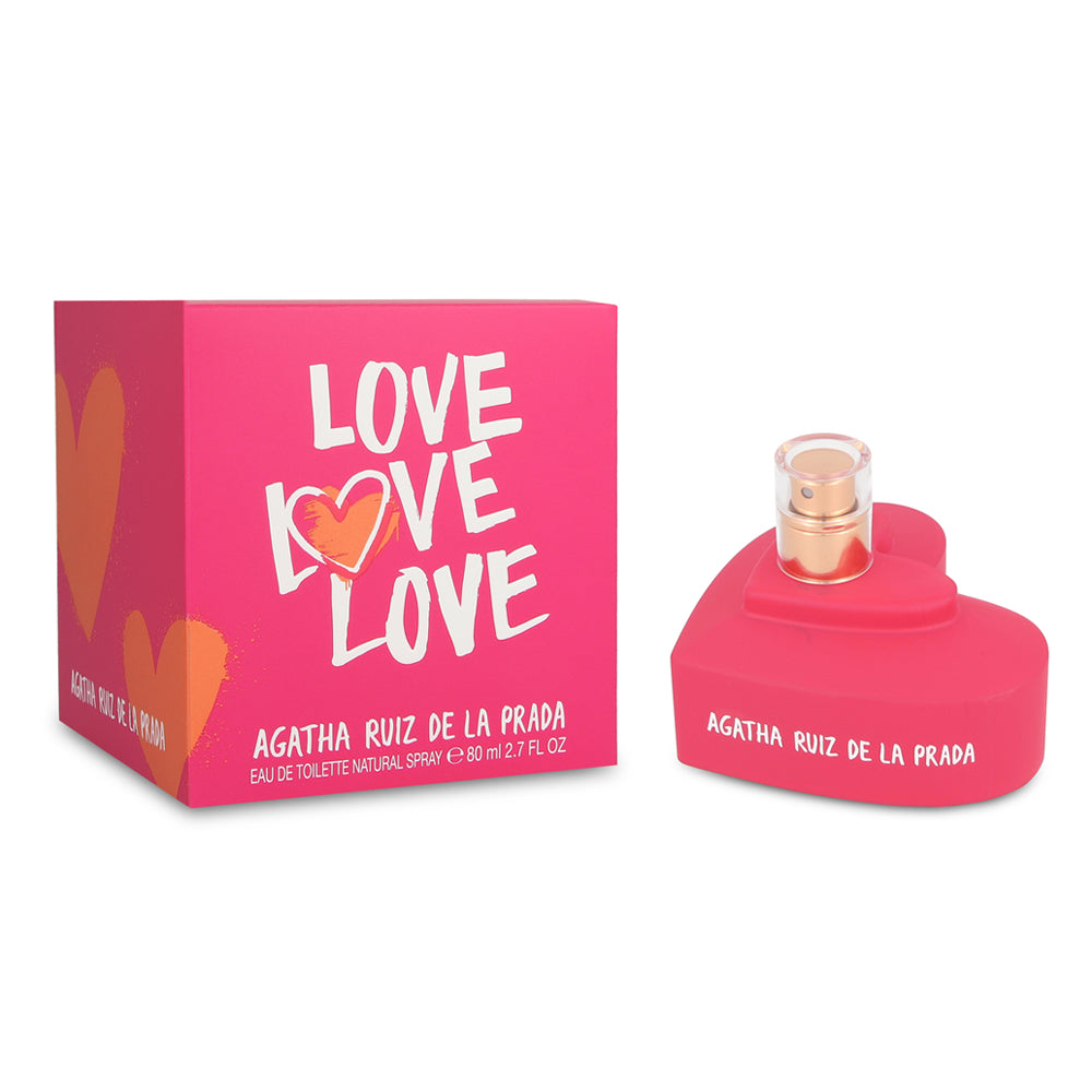 Perfume Agatha Ruiz De La Prada Love Love Love eau de toilette 80ml-Mujer